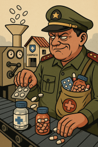 TNI memproduksi obat